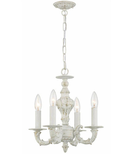 Mini lampadario bianco shabby chic