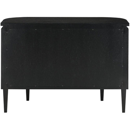 Credenza moderna Fleur Demilune in ottone
