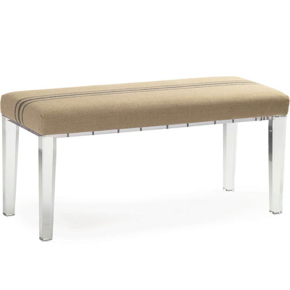 Panca moderna francese a righe blu