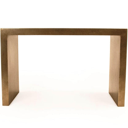 Consolle moderna parigina dorata