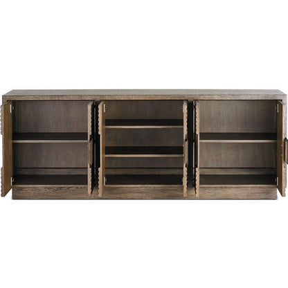 Credenza moderna a illusione