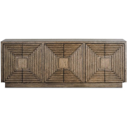 Credenza bianca Illusion moderna