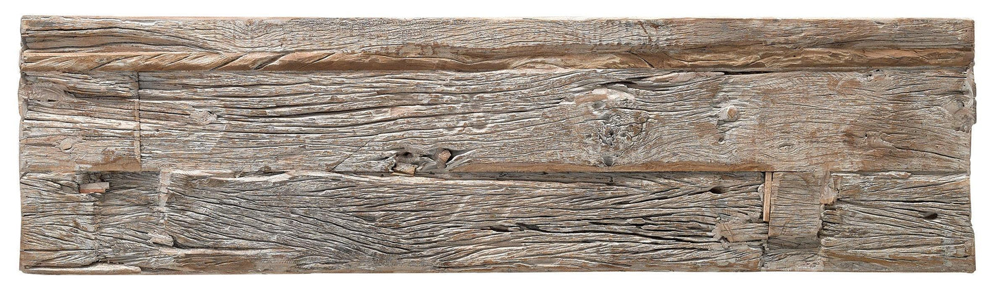 Tavolo consolle in legno naturale di recupero costiero