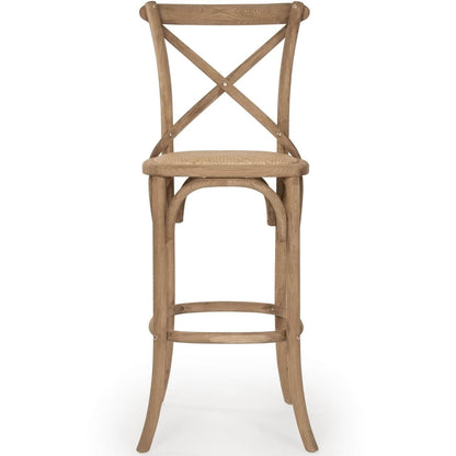 Sgabello da bar parigino in rovere naturale