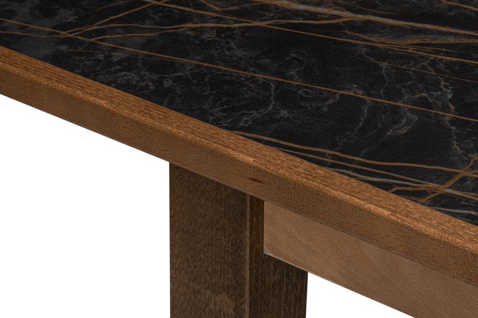 Tavolo da pranzo a forma di farfalla in porcellana Noir