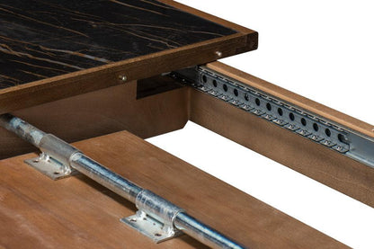 Tavolo da pranzo a forma di farfalla in porcellana Noir