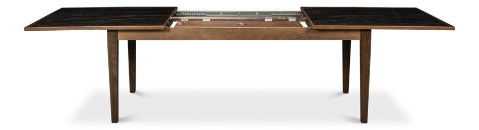 Tavolo da pranzo a forma di farfalla in porcellana Noir