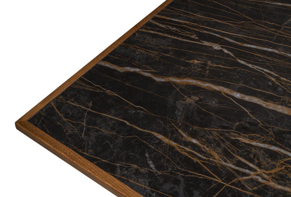 Tavolo da pranzo a forma di farfalla in porcellana Noir