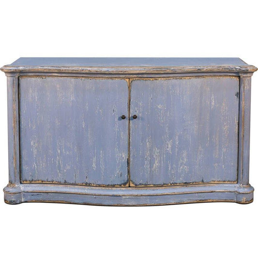 Credenza con frontale ad arco blu oceano