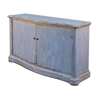 Credenza con frontale ad arco blu oceano