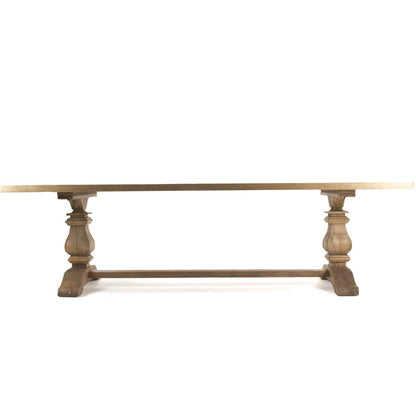 Tavolo da pranzo con cavalletto in stile provenzale antico