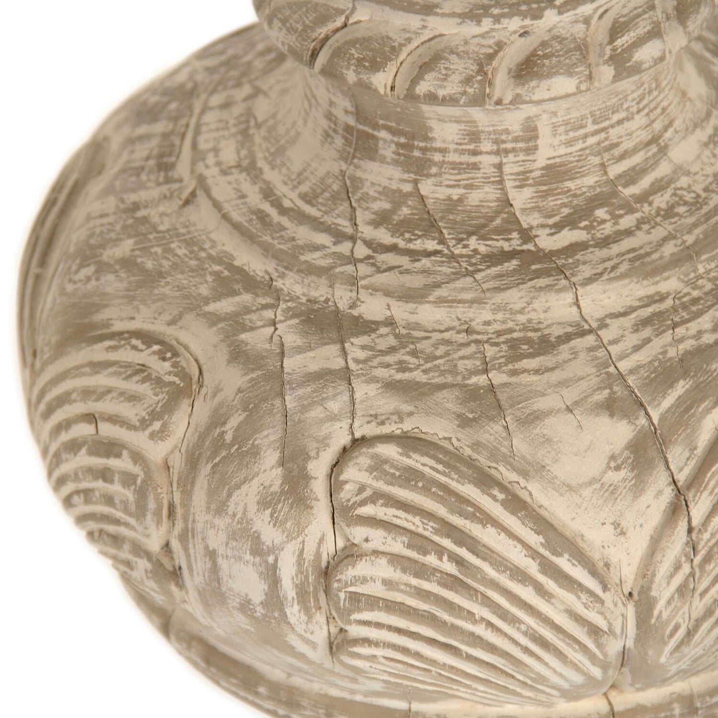 Urna in legno color crema del Vecchio Mondo