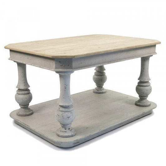 Tavolo centrale aperto in stile fattoria francese