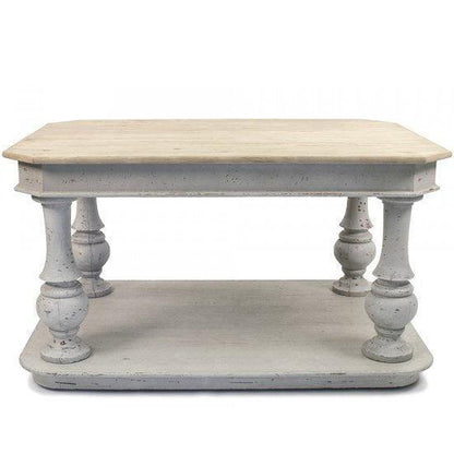 Tavolo centrale aperto in stile fattoria francese