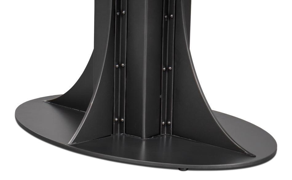 Tavolo da pranzo ovale chic parigino