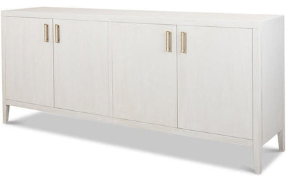 Buffet bianco parigino a quattro porte