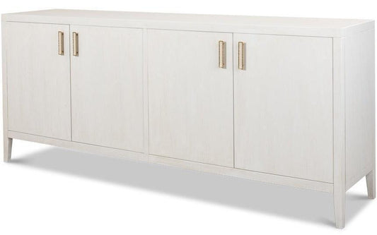 Buffet bianco parigino a quattro porte