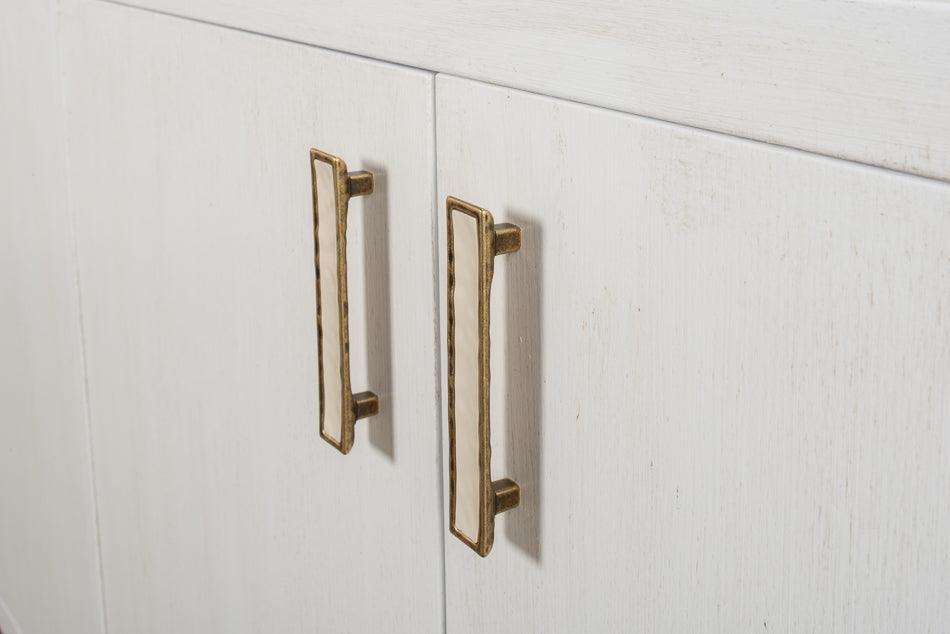 Buffet bianco parigino a quattro porte