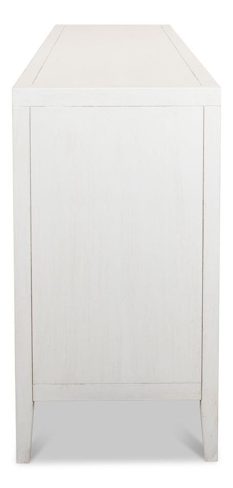 Buffet bianco parigino a quattro porte