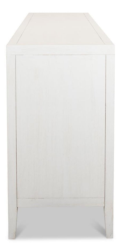 Buffet bianco parigino a quattro porte