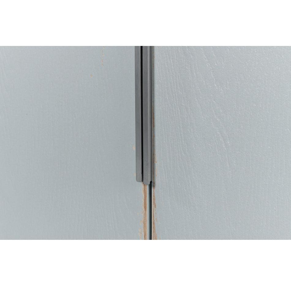 Credenza a 2 ante blu patinato