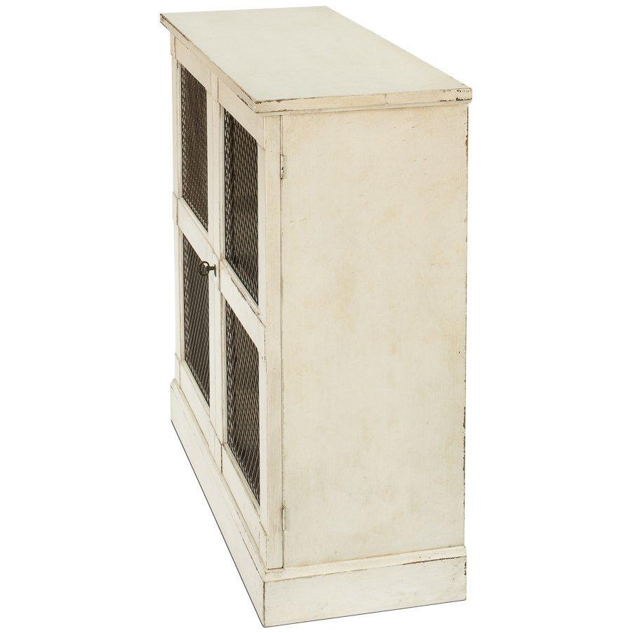 Piccola credenza francese con porta a rete
