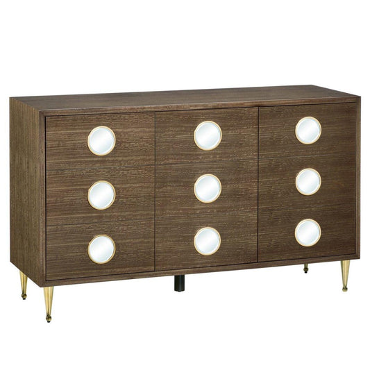 Credenza a 3 ante marrone fulvo