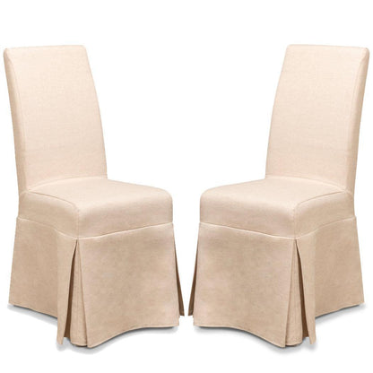 Set di sedie da pranzo in peluche Parsons Apron