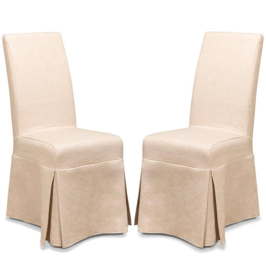 Set di sedie da pranzo in peluche Parsons Apron