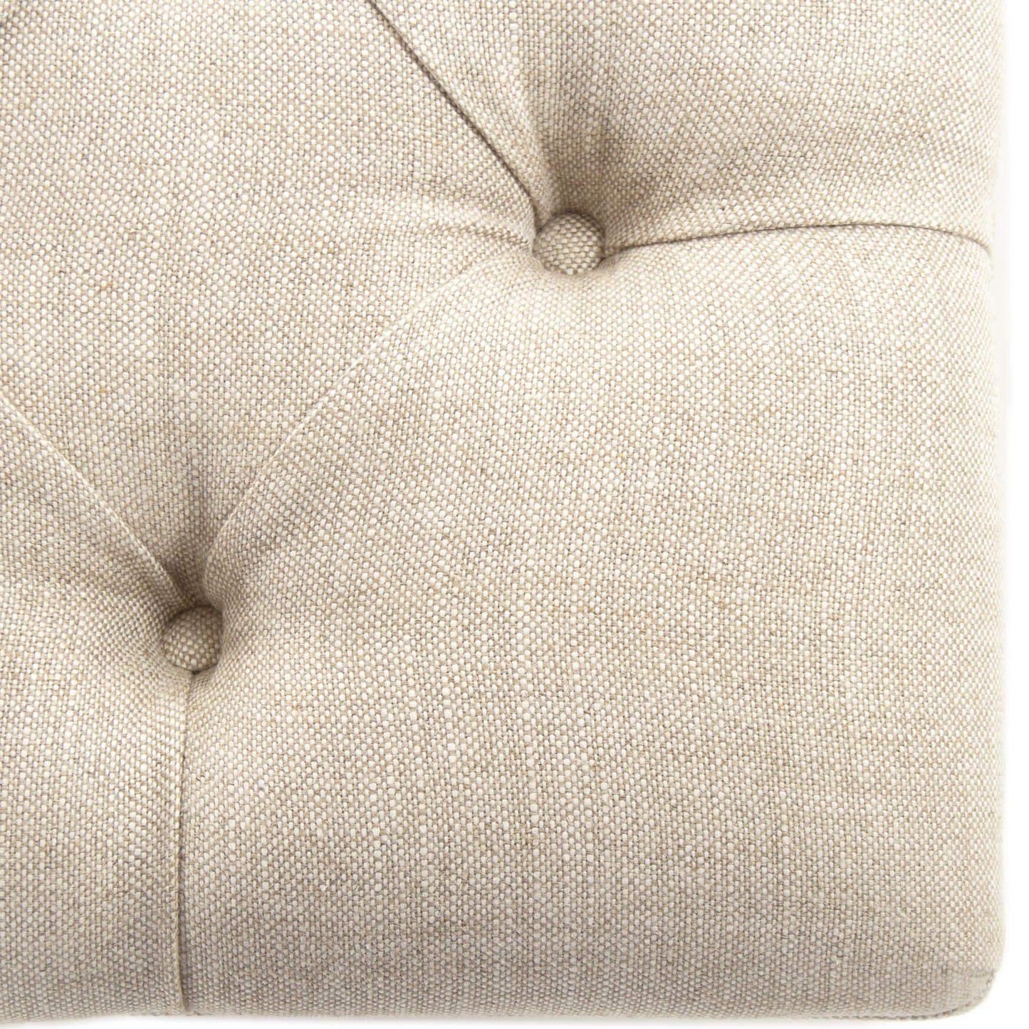 Pouf rettangolare in lino Provenza