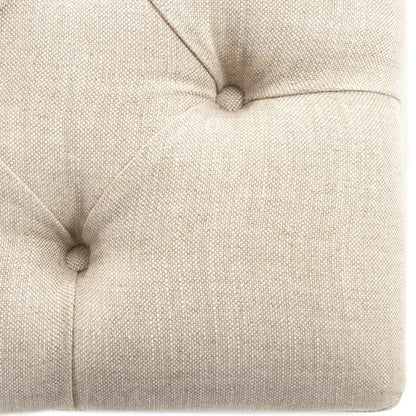 Pouf rettangolare in lino Provenza