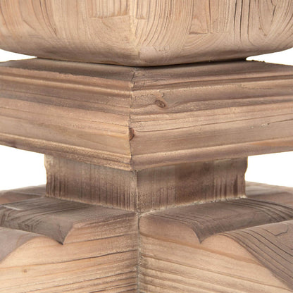 Tavolo da pranzo rotondo con piedistallo in stile provenzale