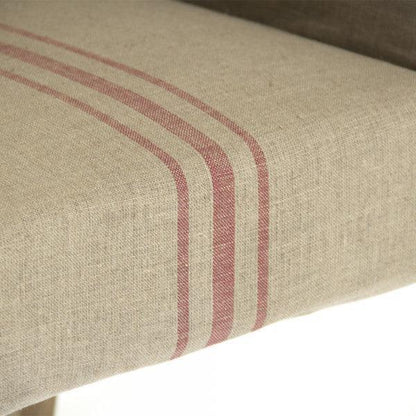 Poltrona Avignon a righe rosse