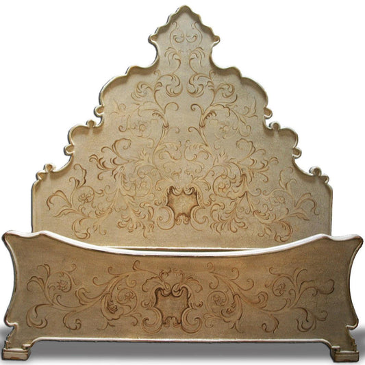 Letto veneziano dipinto regale