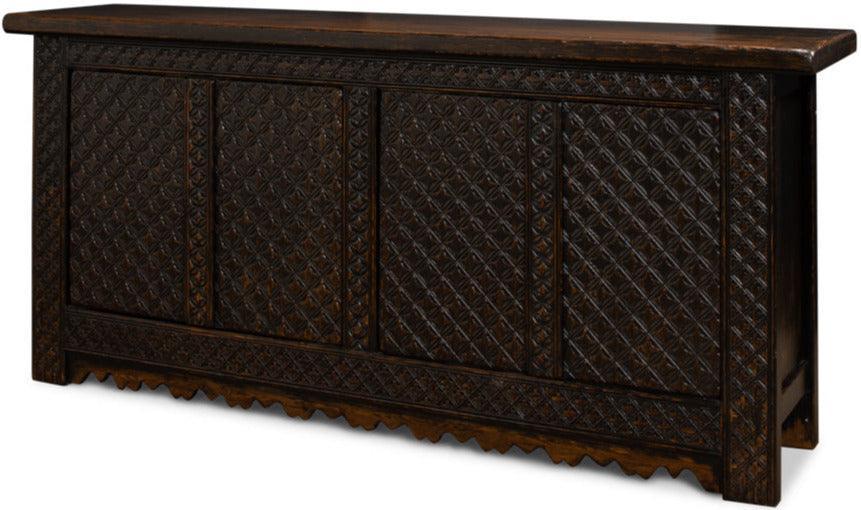 Credenza a 4 ante Royal Black Manor