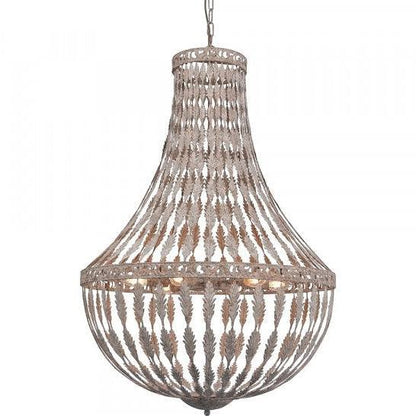 Lampadario rustico in ferro battuto Royal