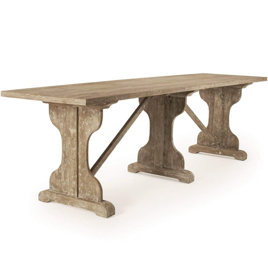 Tavolo da buffet rustico in stile fattoria