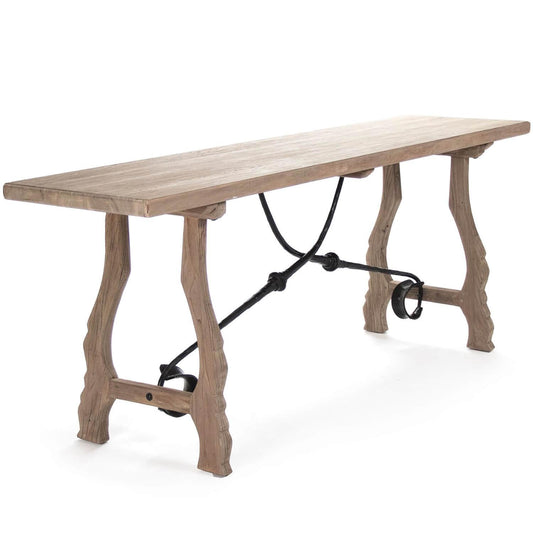 Consolle rustica francese a volute