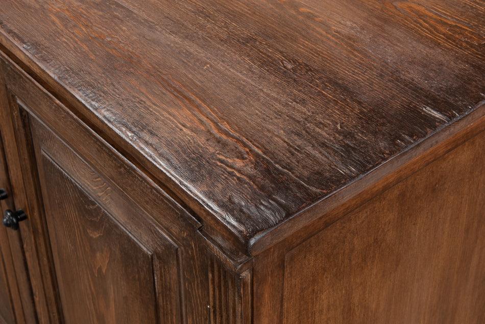 Credenza rustica geometrica in legno