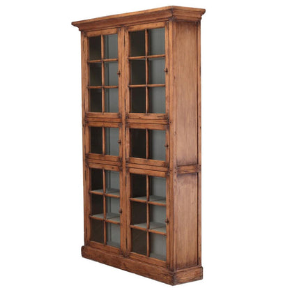 Mobiletto rustico con anta in vetro