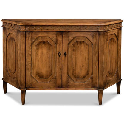Credenza rustica in legno intagliato Wrenn