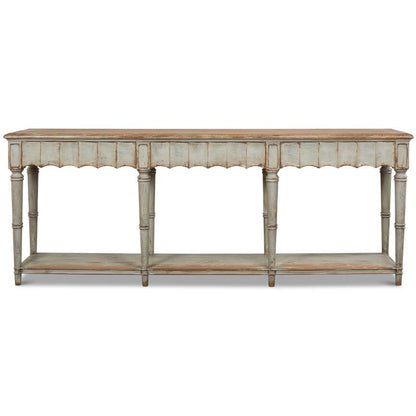Tavolo consolle Chantal in salvia