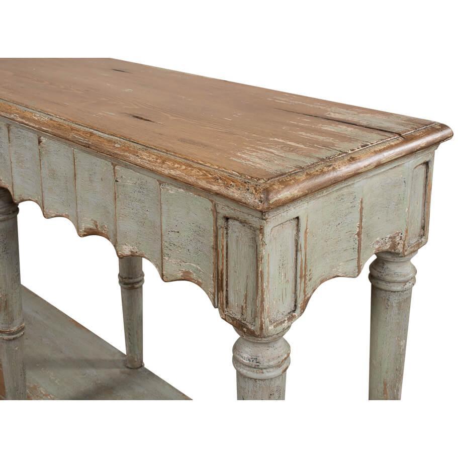 Tavolo consolle Chantal in salvia