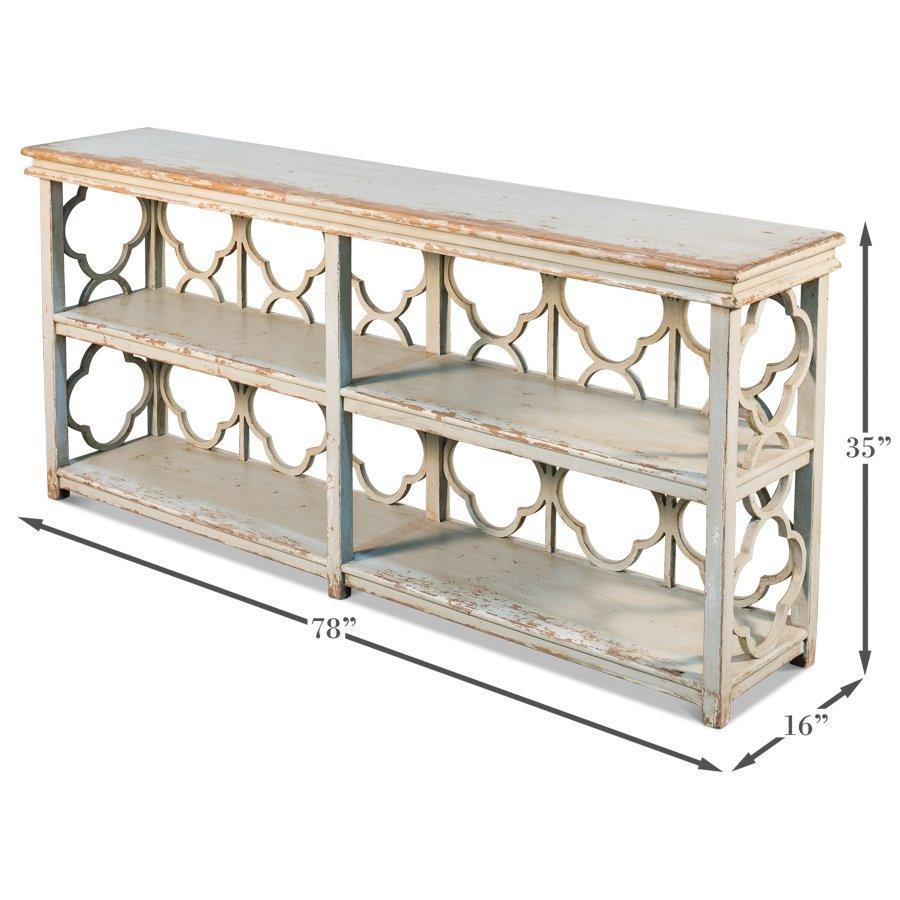 Tavolo consolle Sage Farmhouse Bookshelf