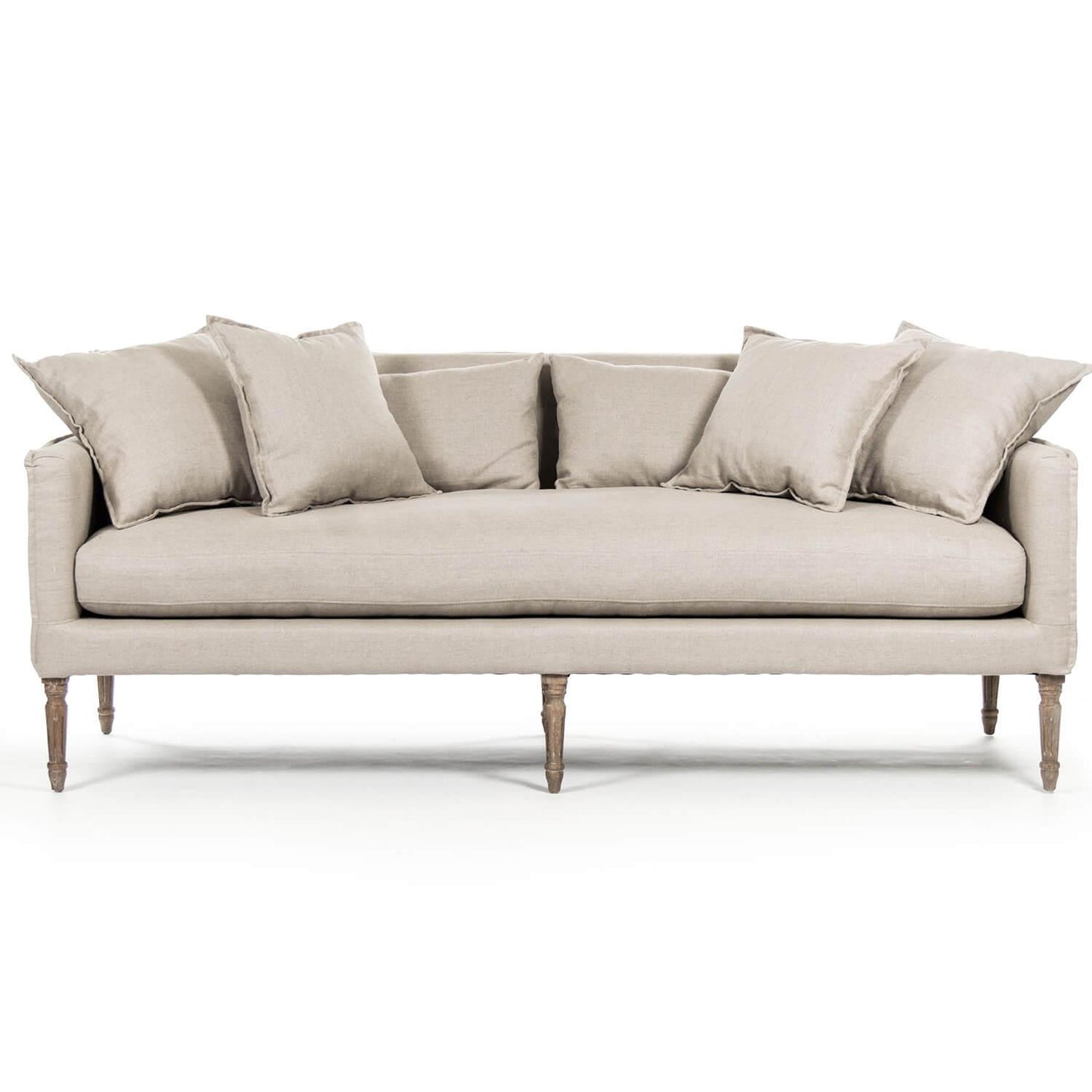 Divano in lino scandinavo