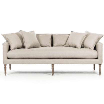 Divano in lino scandinavo