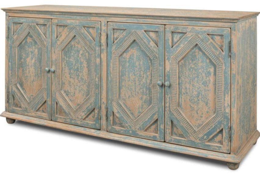 Credenza Serenity Blue Coastal Cottage