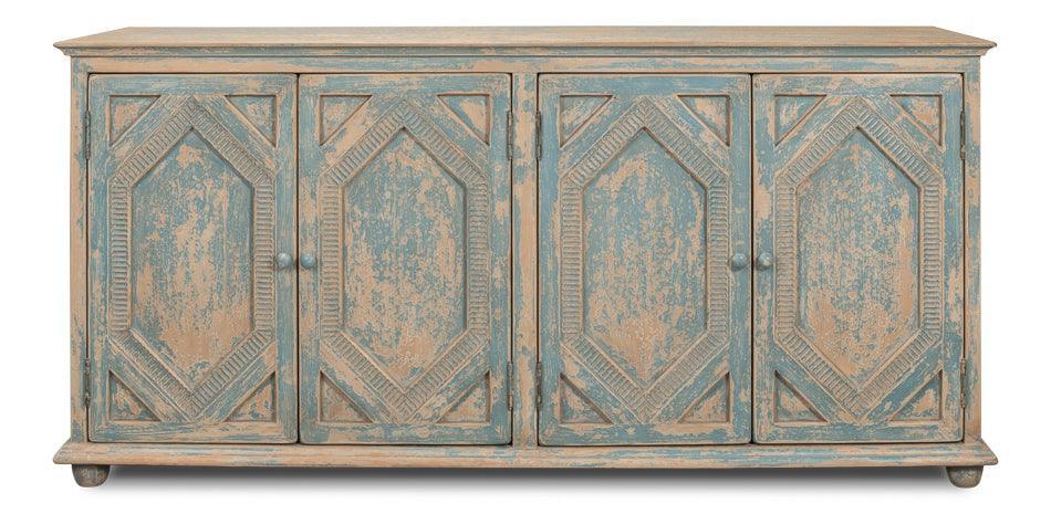 Credenza Serenity Blue Coastal Cottage