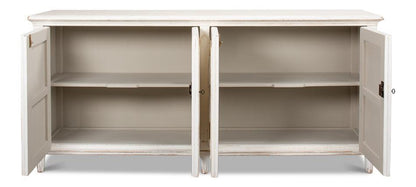 Credenza Shabby Chic con nastro bianco