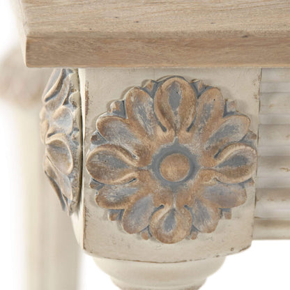 Tavolo con piano in legno in stile shabby chic